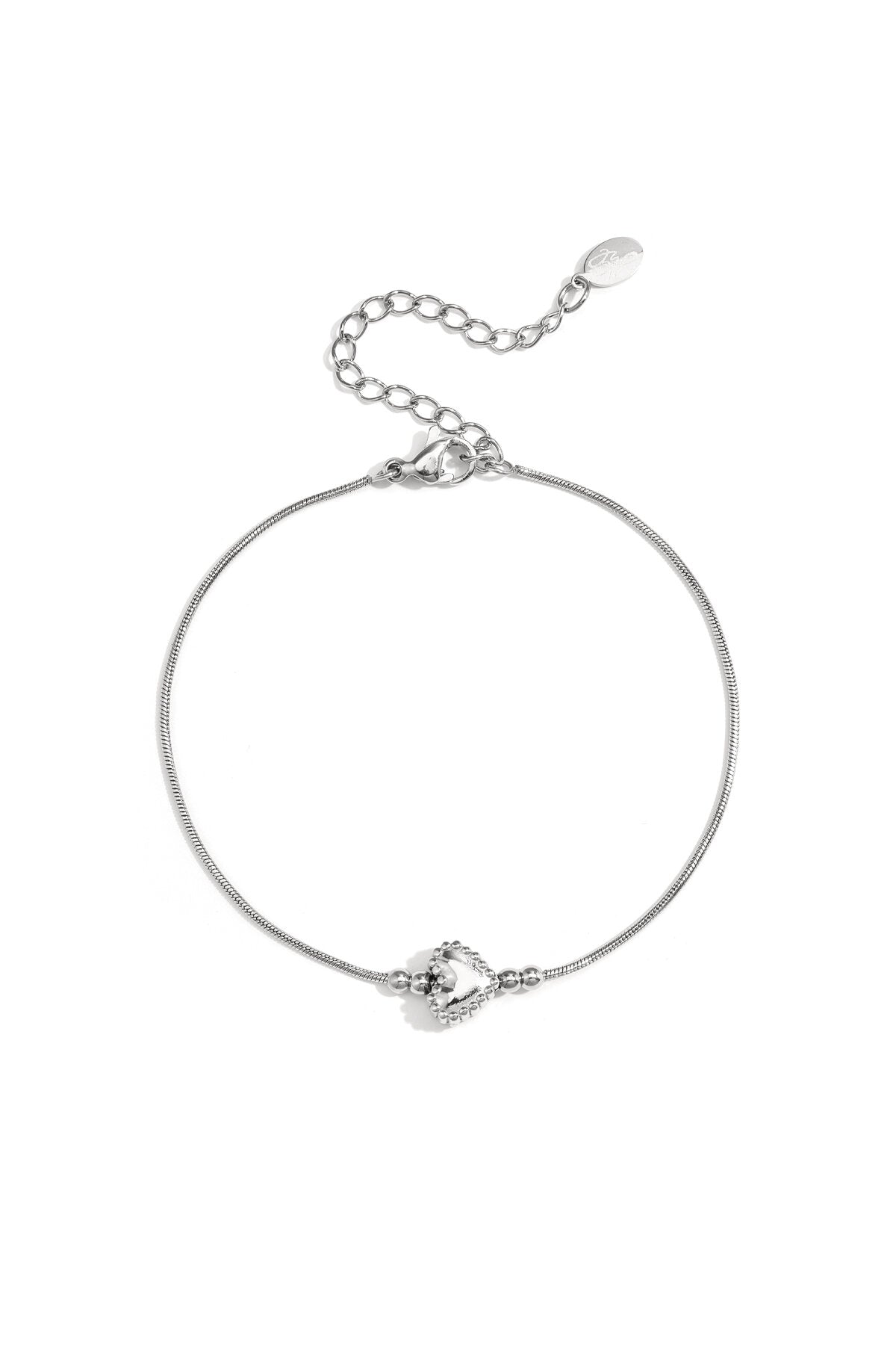 Elegant Heart Charm Bracelet for Daily Wear