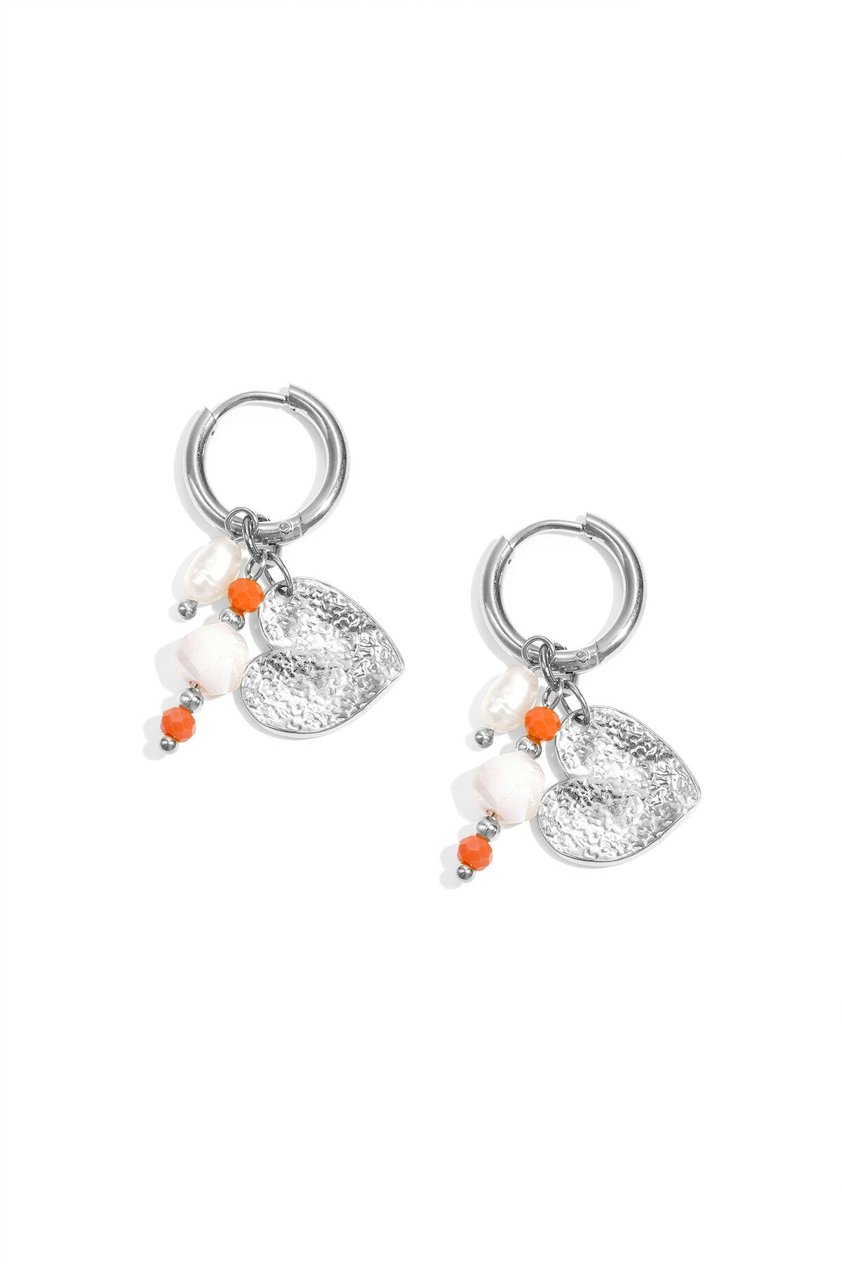 Stylish Heart-Shaped Beads Earrings for Women