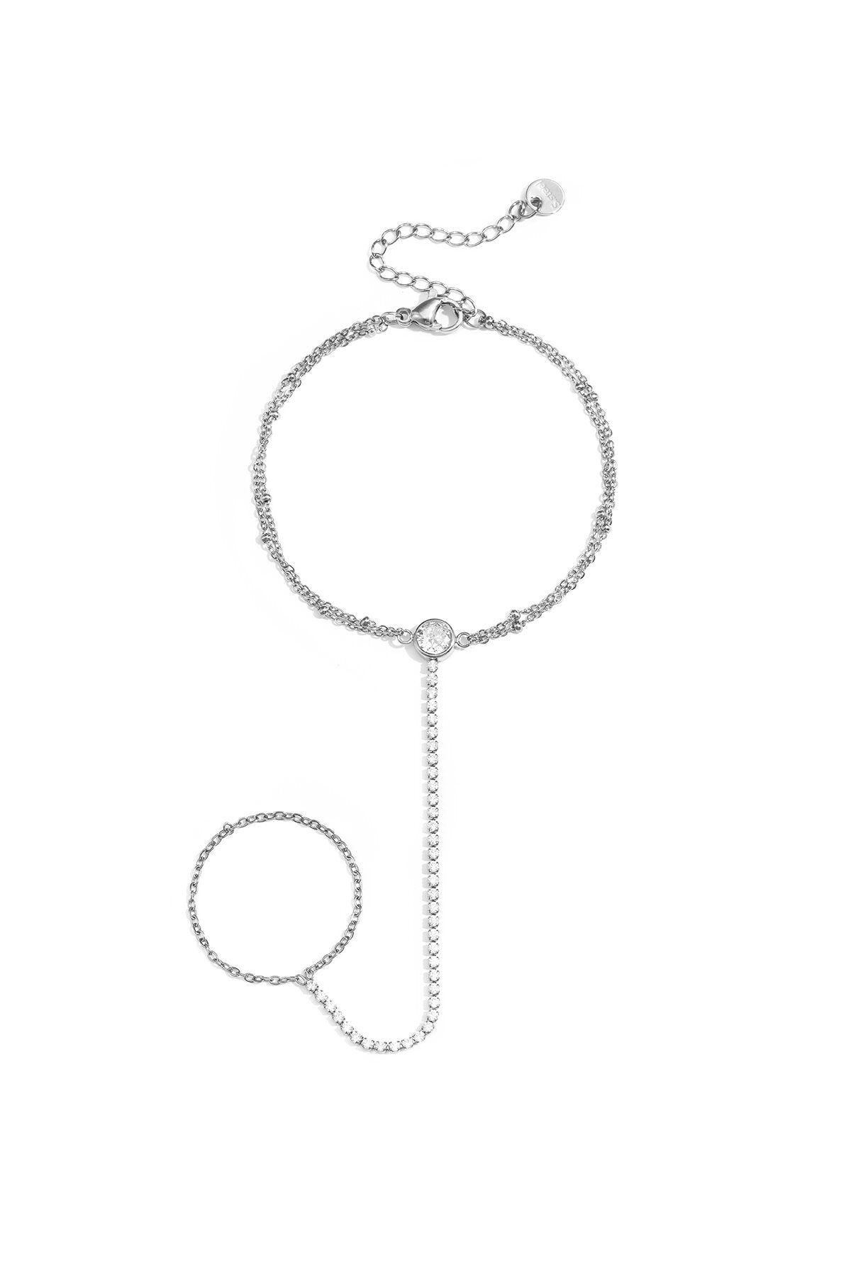 Elegant 14K Gold Plated Hand Chain for Everyday Glam