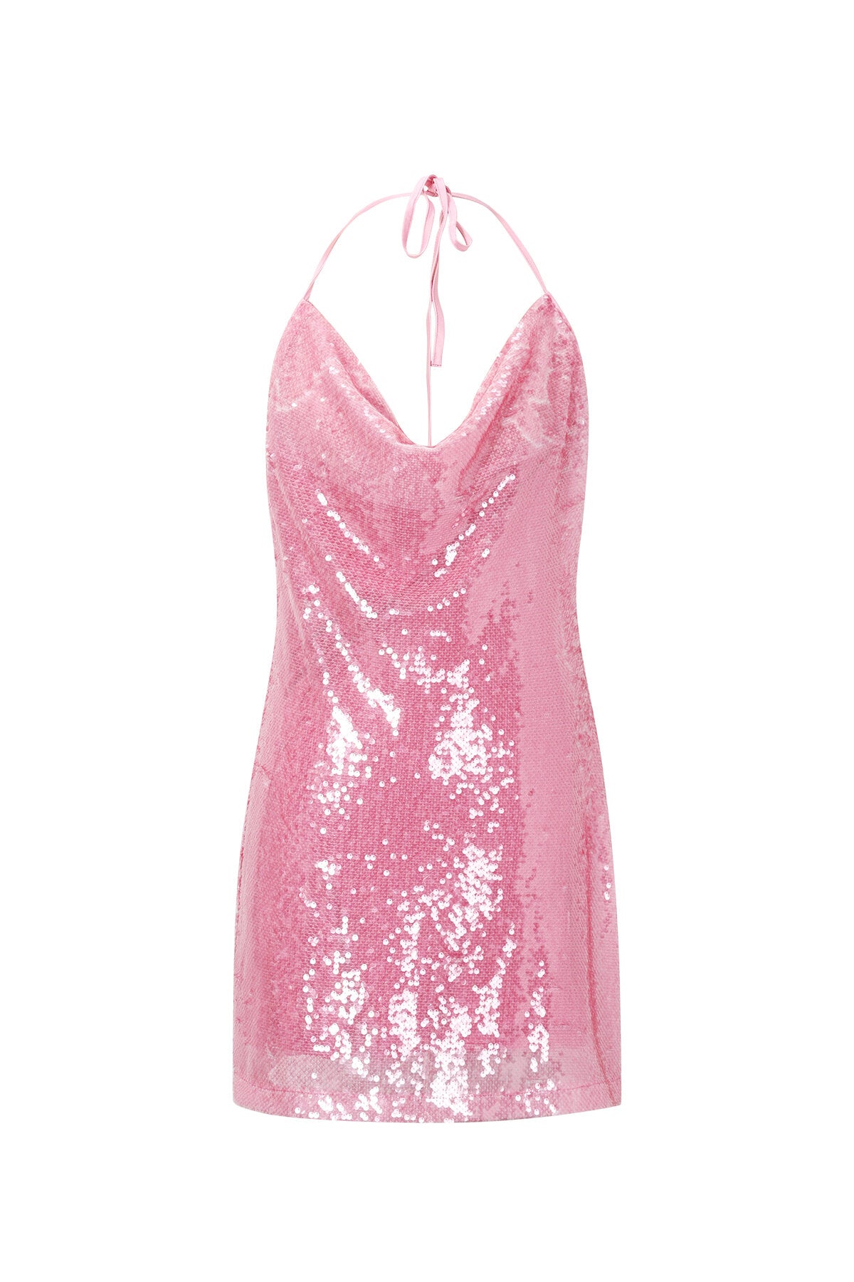 Elegant Pink & Off-White Mini Dresses for Spring/Summer