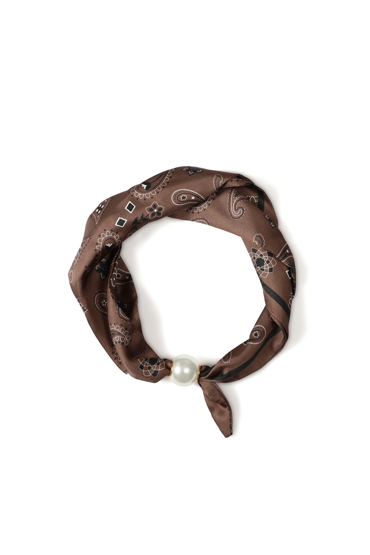 Zomersjaals met paisley-patroon, klassiek polyester, dagelijkse accessoires