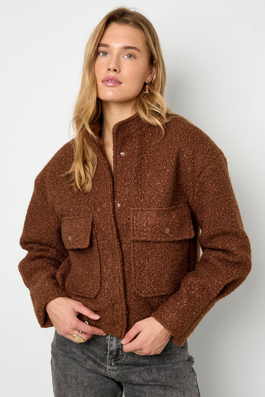 Stylish Fall/Winter Woven Jacket for Women