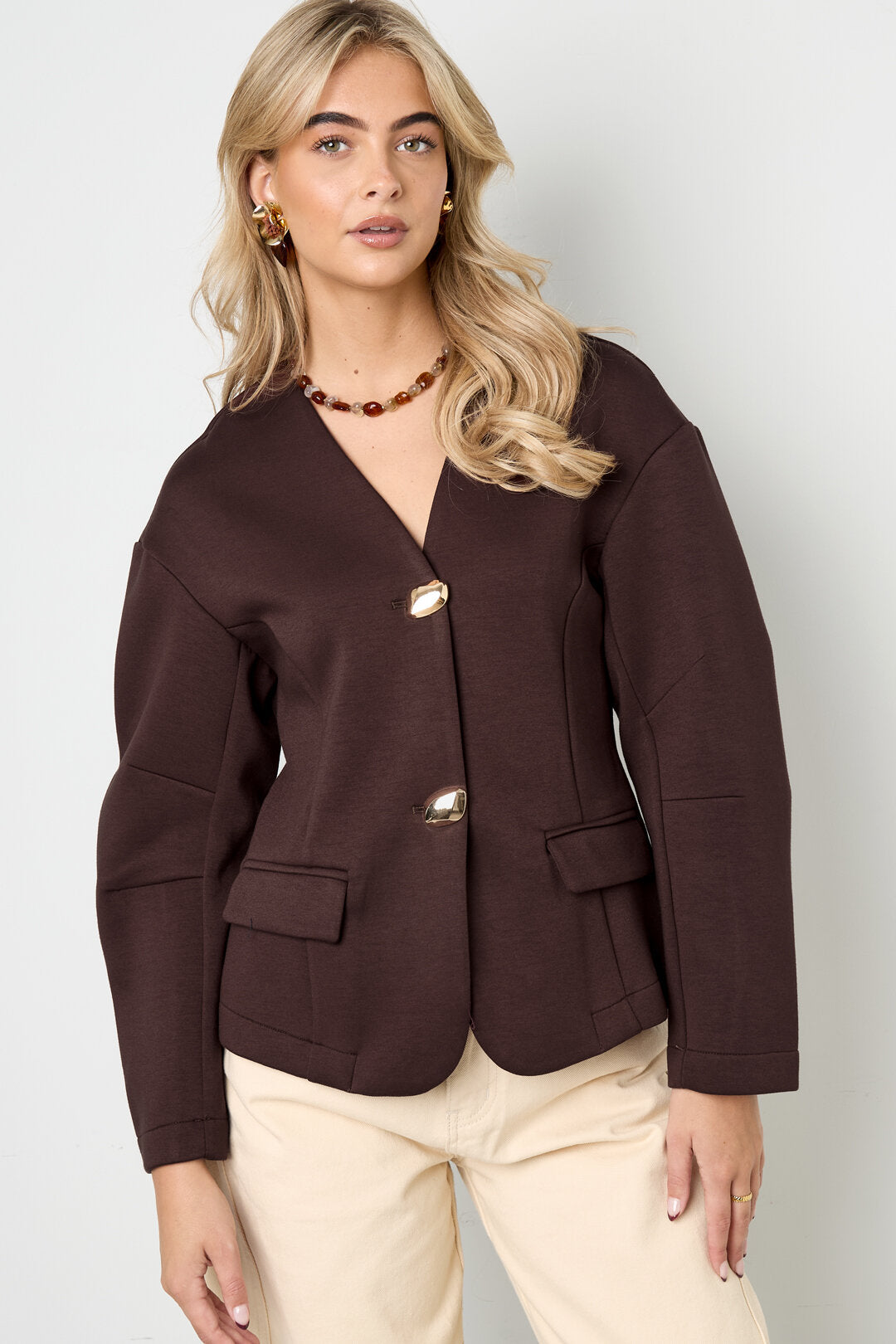 Elegant Women's Woven Suit Set for Fall/Winter