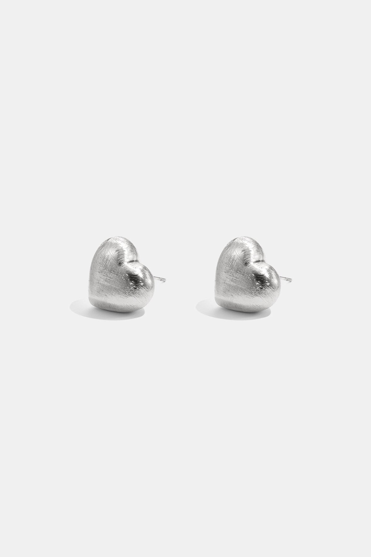 Elegant Heart Stud Earrings for Everyday Wear