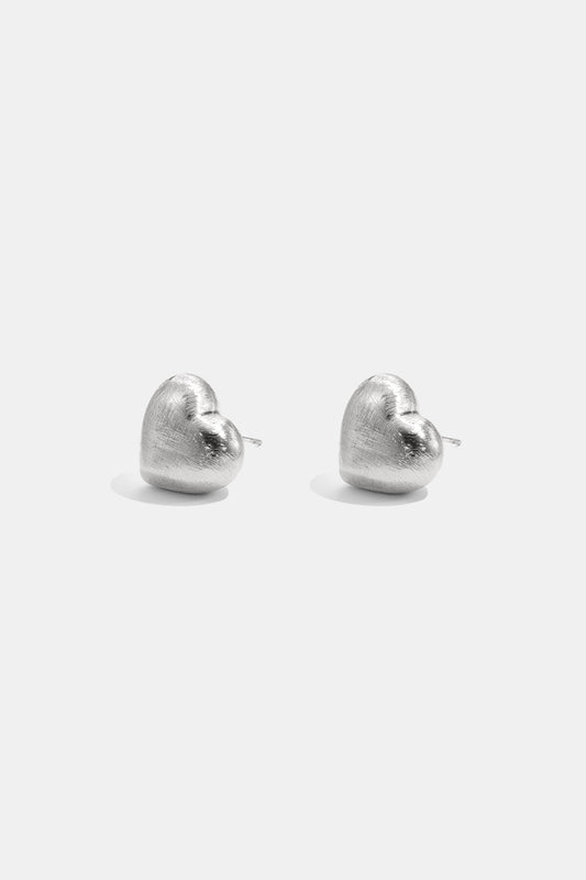Elegant Heart Stud Earrings for Everyday Wear