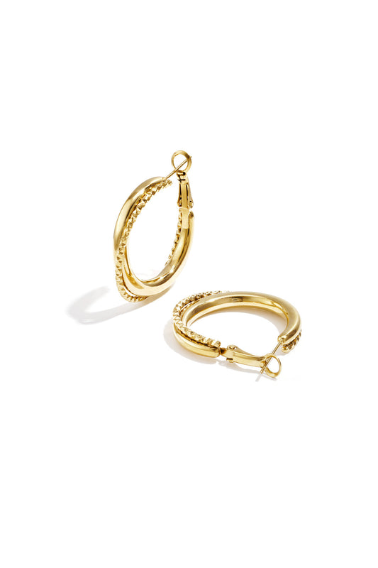 Stylish Silver & Gold Hoop Earrings for Everyday Wear