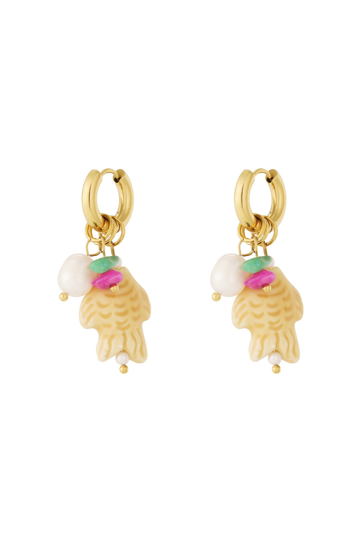 Stylish Stainless Steel Drop Earrings for Spring/Summer