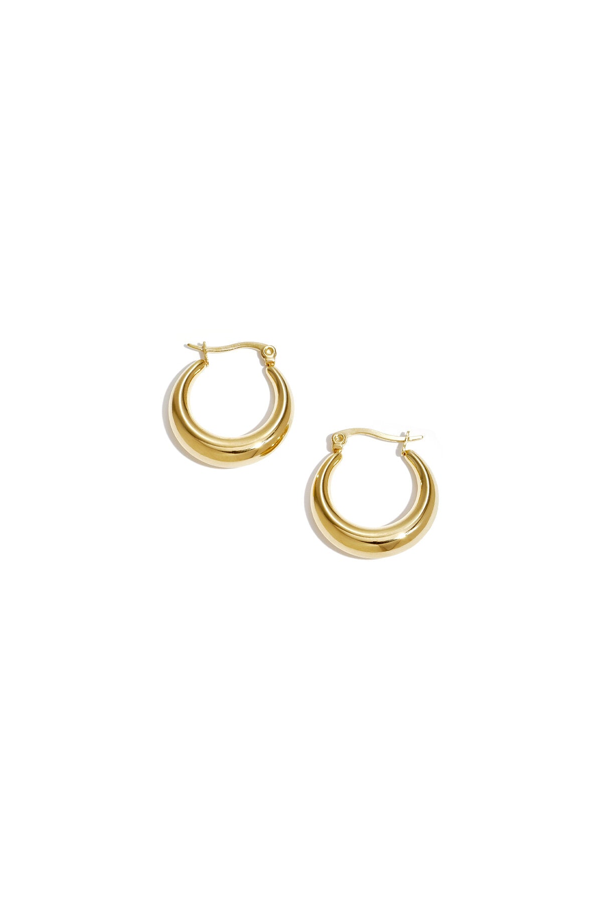 Stylish All-Fit Stainless Steel Hoop Earrings