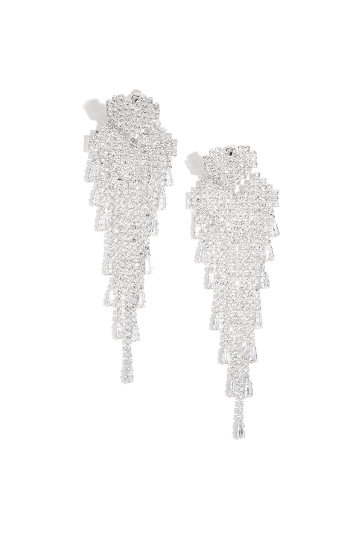 Elegant Heart-Shaped Statement Earrings for Christmas
