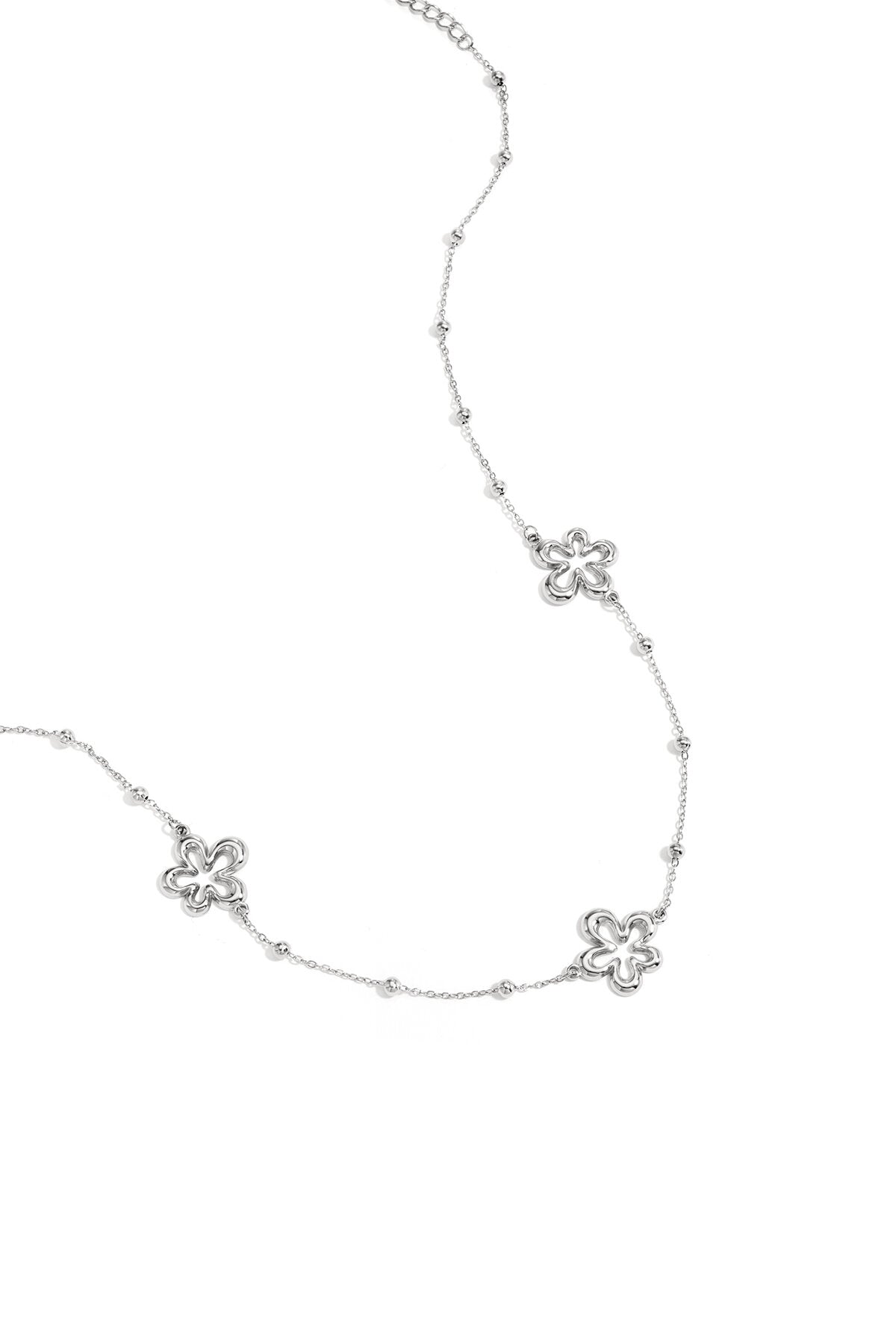 Elegant Flower Pendant Necklace, All-Fit Daily Wear