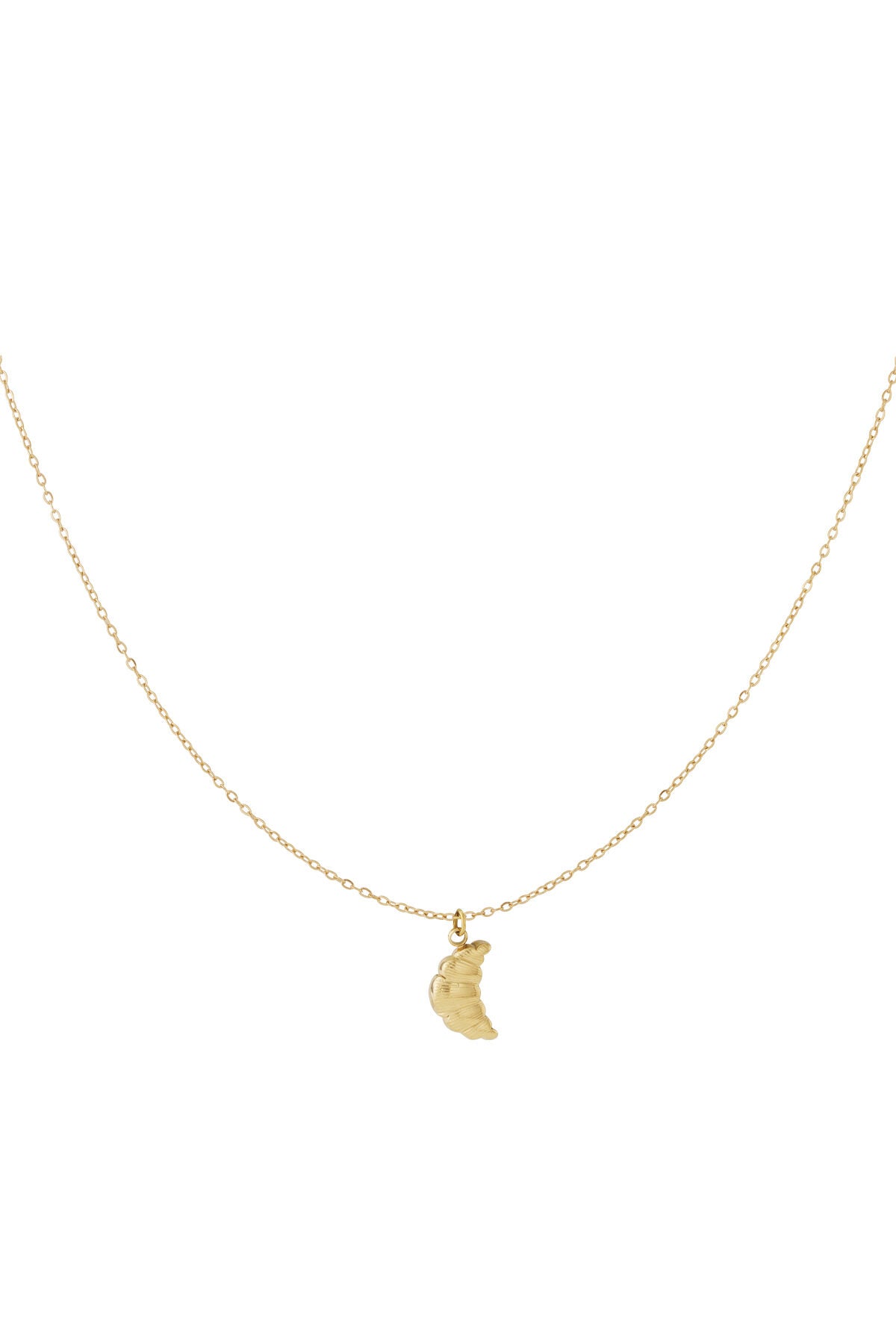 Elegant Gold Stainless Steel Pendant Necklace