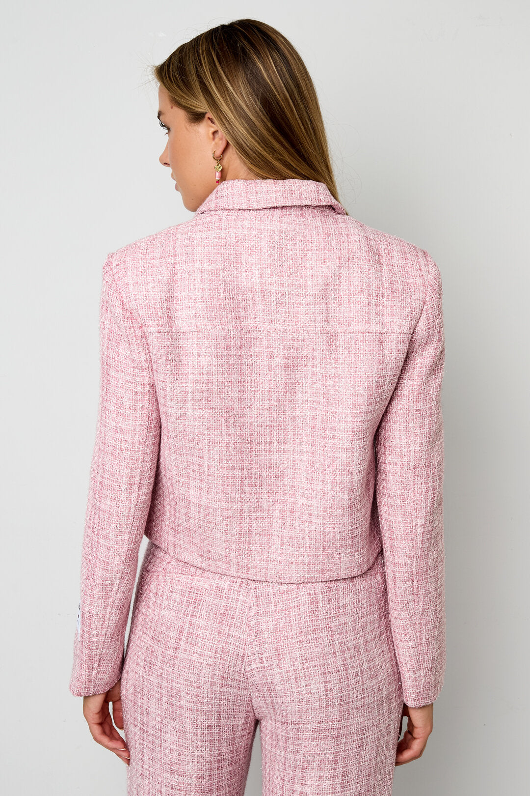 Elegant Checkered 2-Piece Set for Fall/Winter