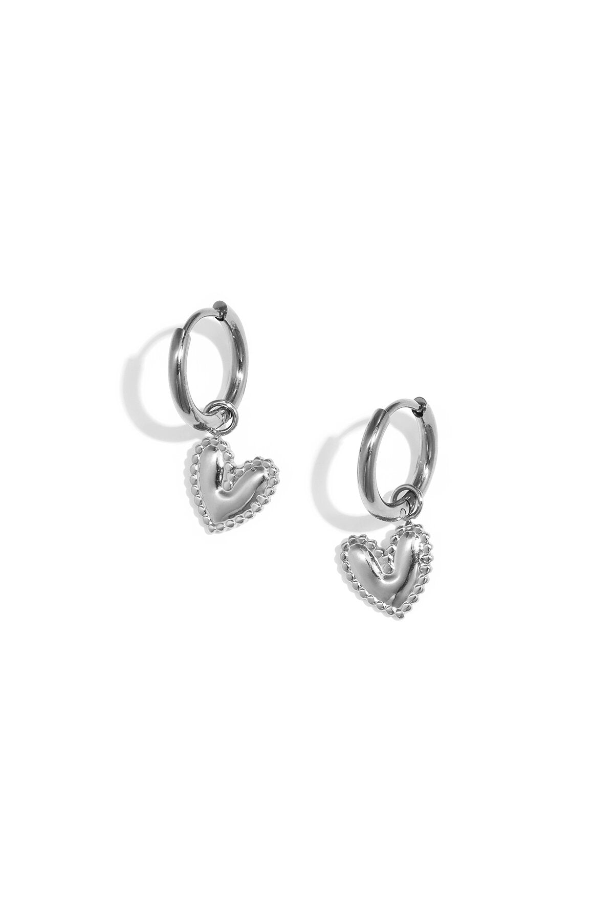 Elegant Heart-Shaped Drop Earrings for Everyday Glam