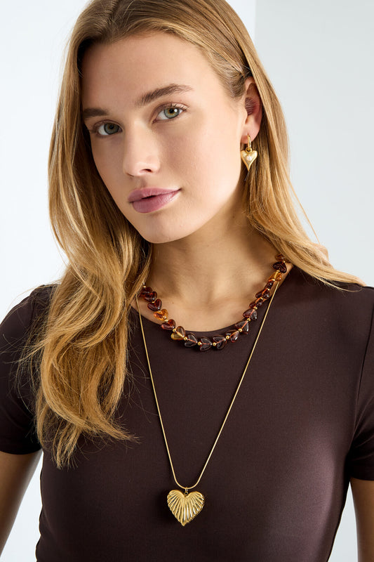 Chic Acrylic Beaded Necklace for Everyday Elegance