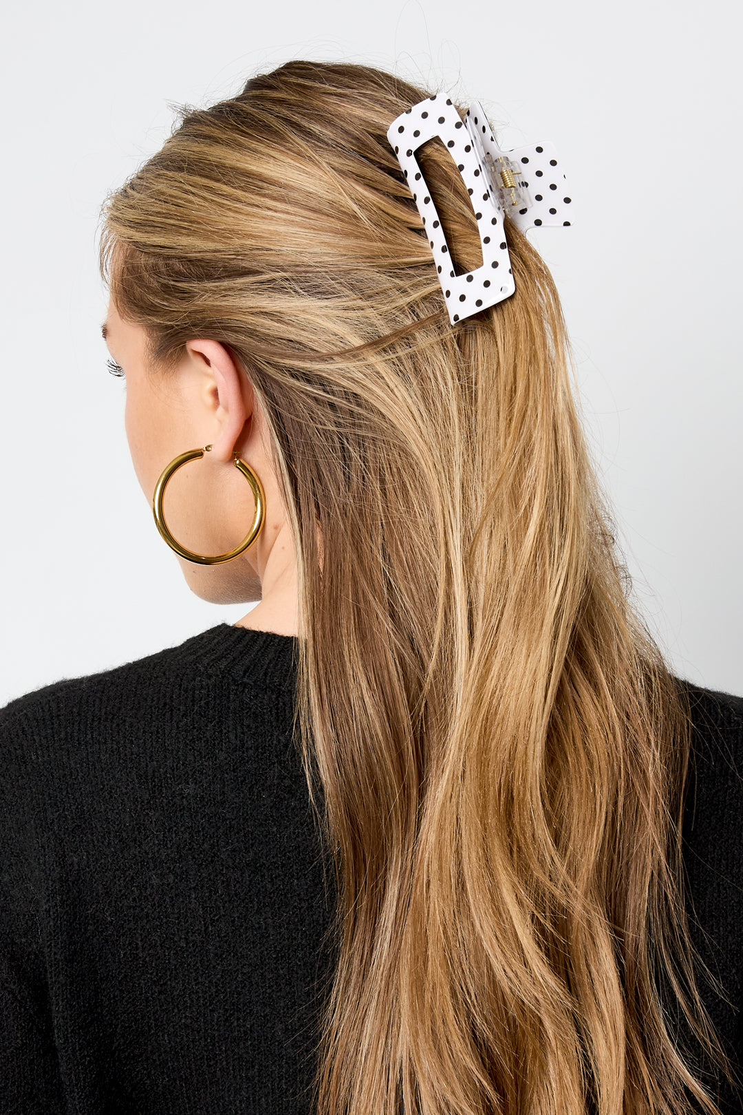 Chic PVC Hair Claw for Everyday Elegance