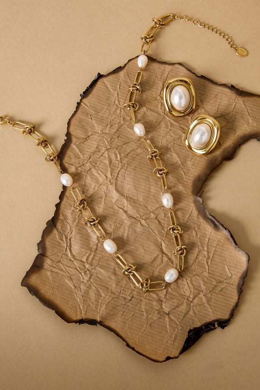 Roestvrijstalen hangerkettingen, eenvoudige ketting, dagelijkse sieraden uit de Simple Series voor dames.