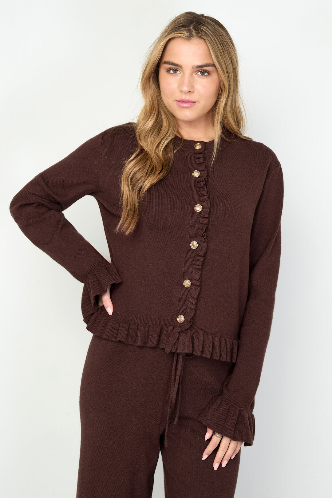 Elegant Viscose Knit Cardigan for Spring/Summer