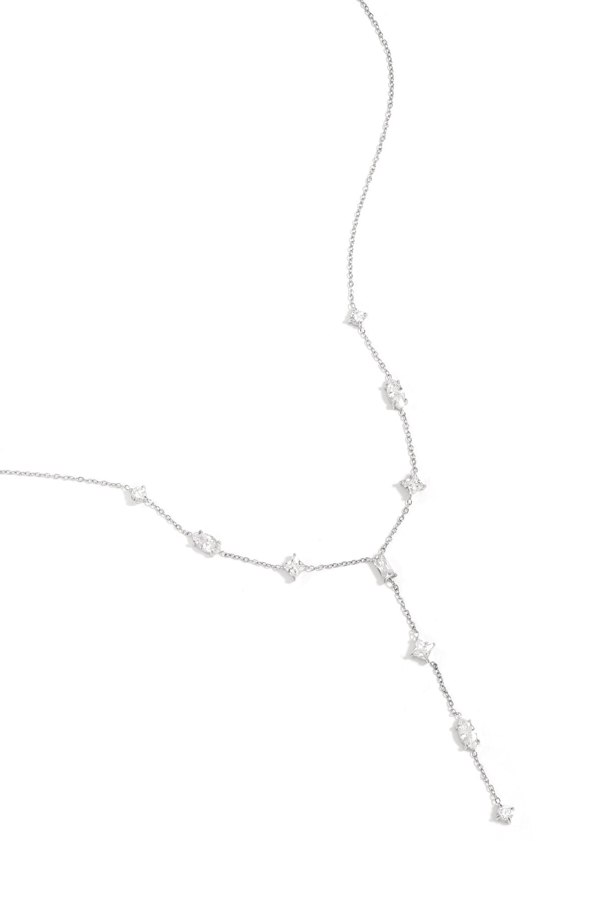 Elegant Stainless Steel Pendant Necklace - Silver & Gold