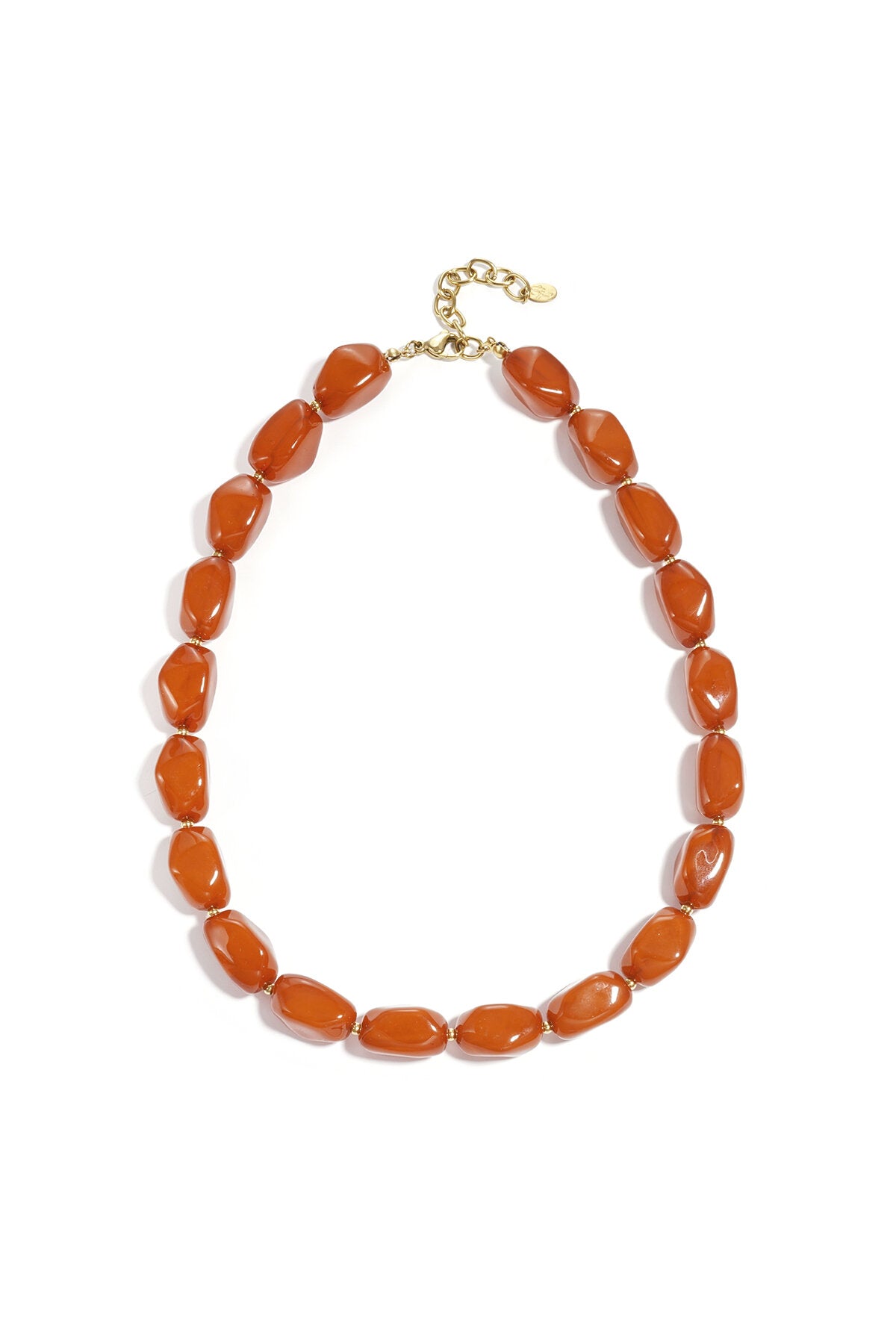 Ketting wit/gebroken wit acryl