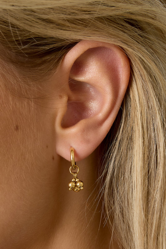 Elegant Drop Earrings for Women - Silver & Gold