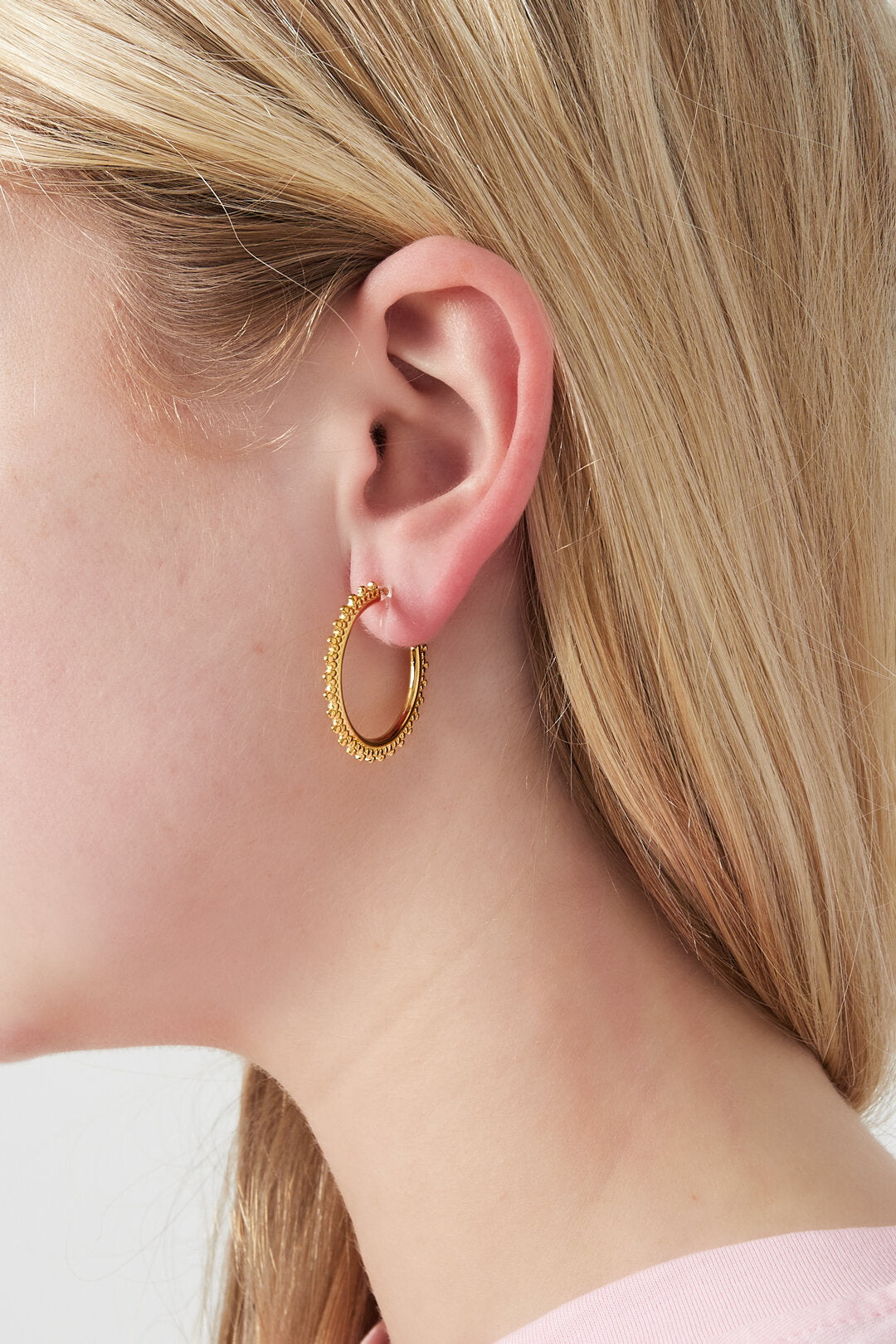 Elegant 14K Gold Plated Irregular Clip-On Earrings