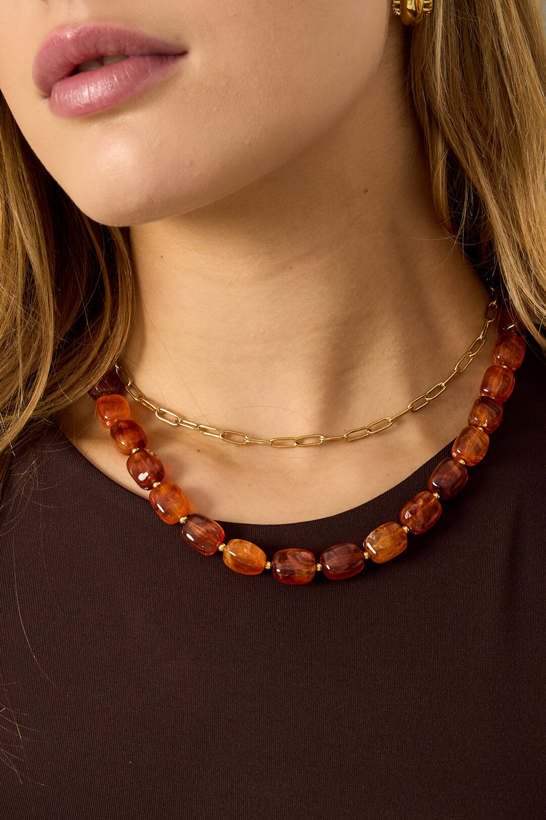 Elegant Beaded Necklace for Women - Fall/Winter Classic