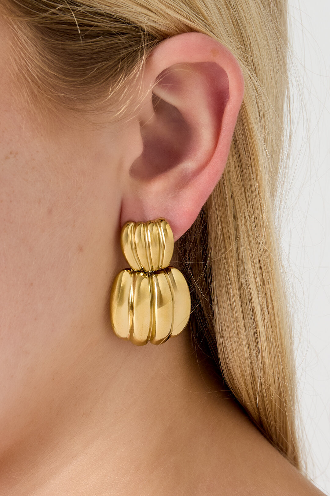 Stylish Stainless Steel Drop Earrings for Everyday Wear