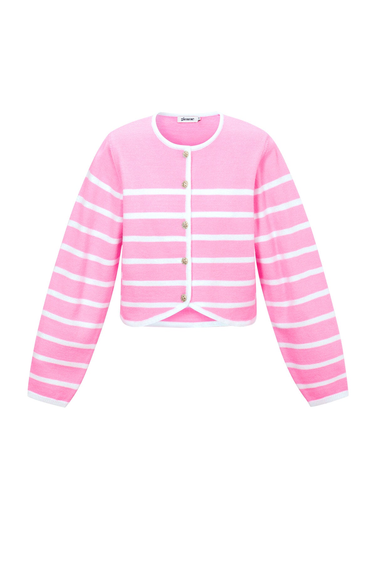 Gimme Casual Striped Knit Cardigan for Spring/Summer