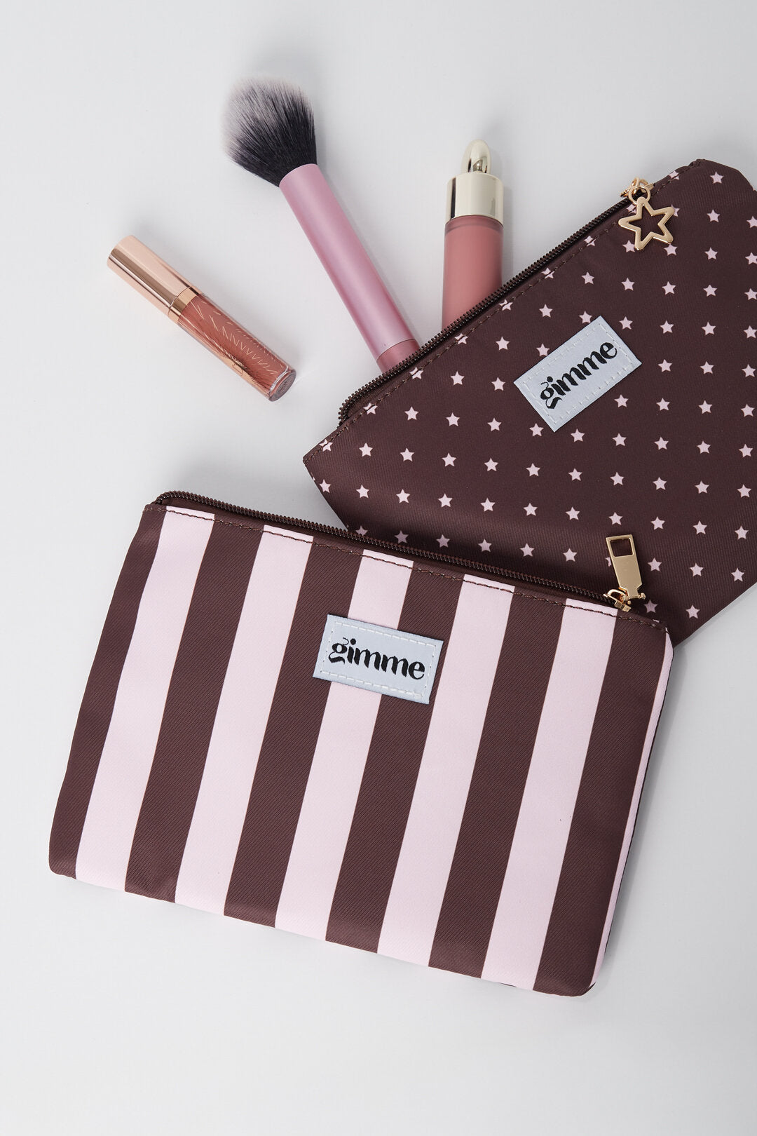 Gimme Simple Series Casual Stripe Makeup Bag