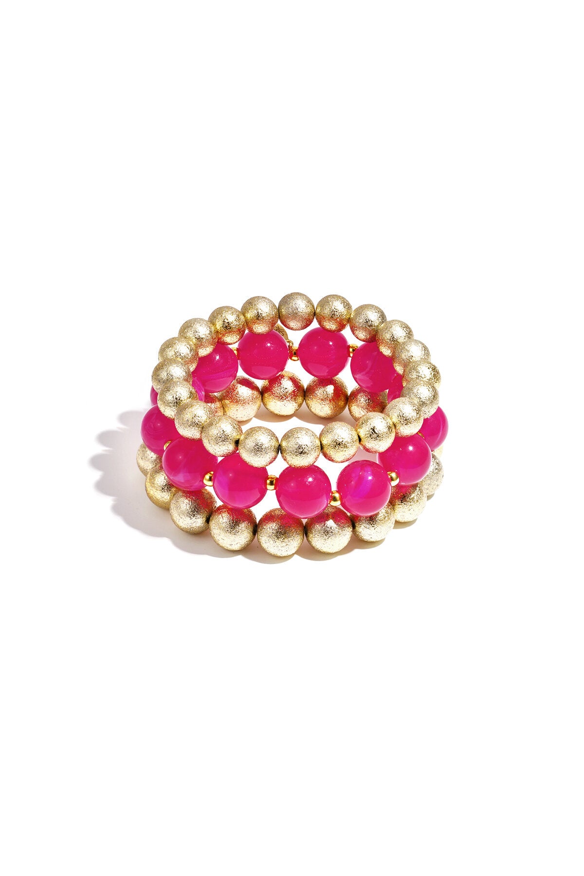 Chic All-Fit Acrylic Beaded Bracelets for Women