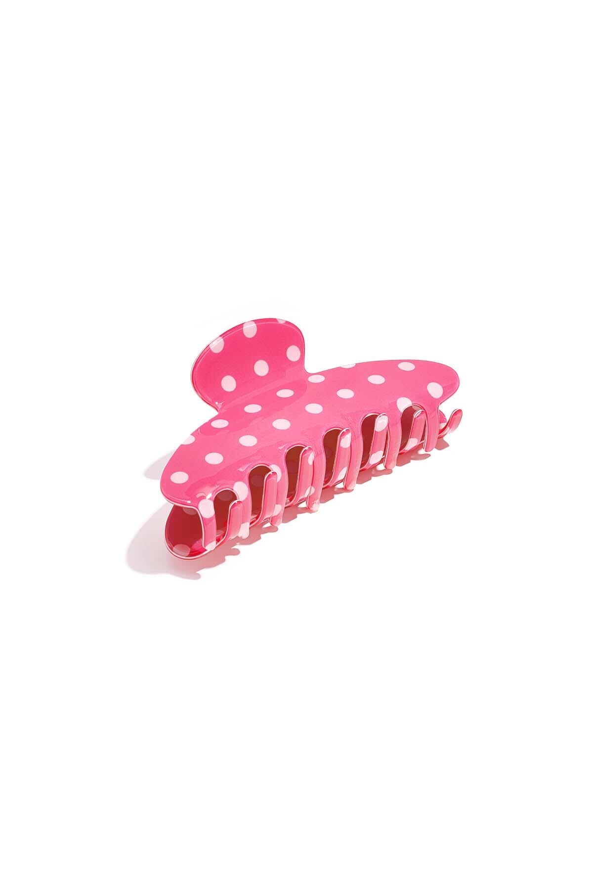 Stylish Polka Dot Hair Claws for Women - Spring/Summer Essentials
