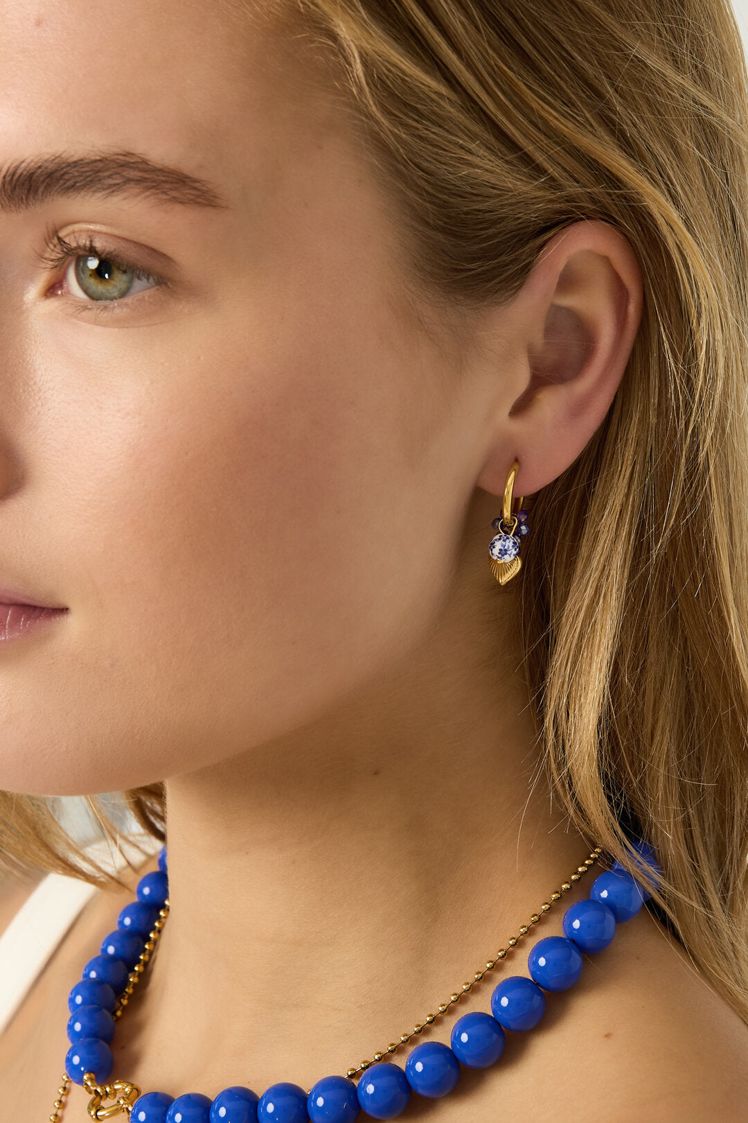 Elegant Gold Heart Loop Earrings for Everyday Glam