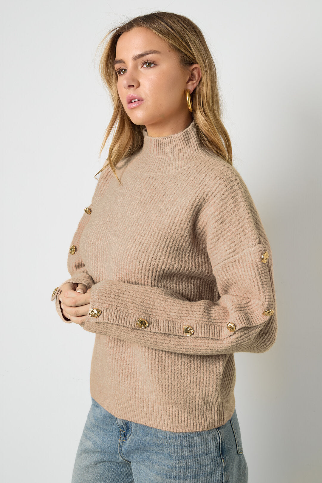 Cozy Knit Sweater for Fall & Winter in Trendy Colors