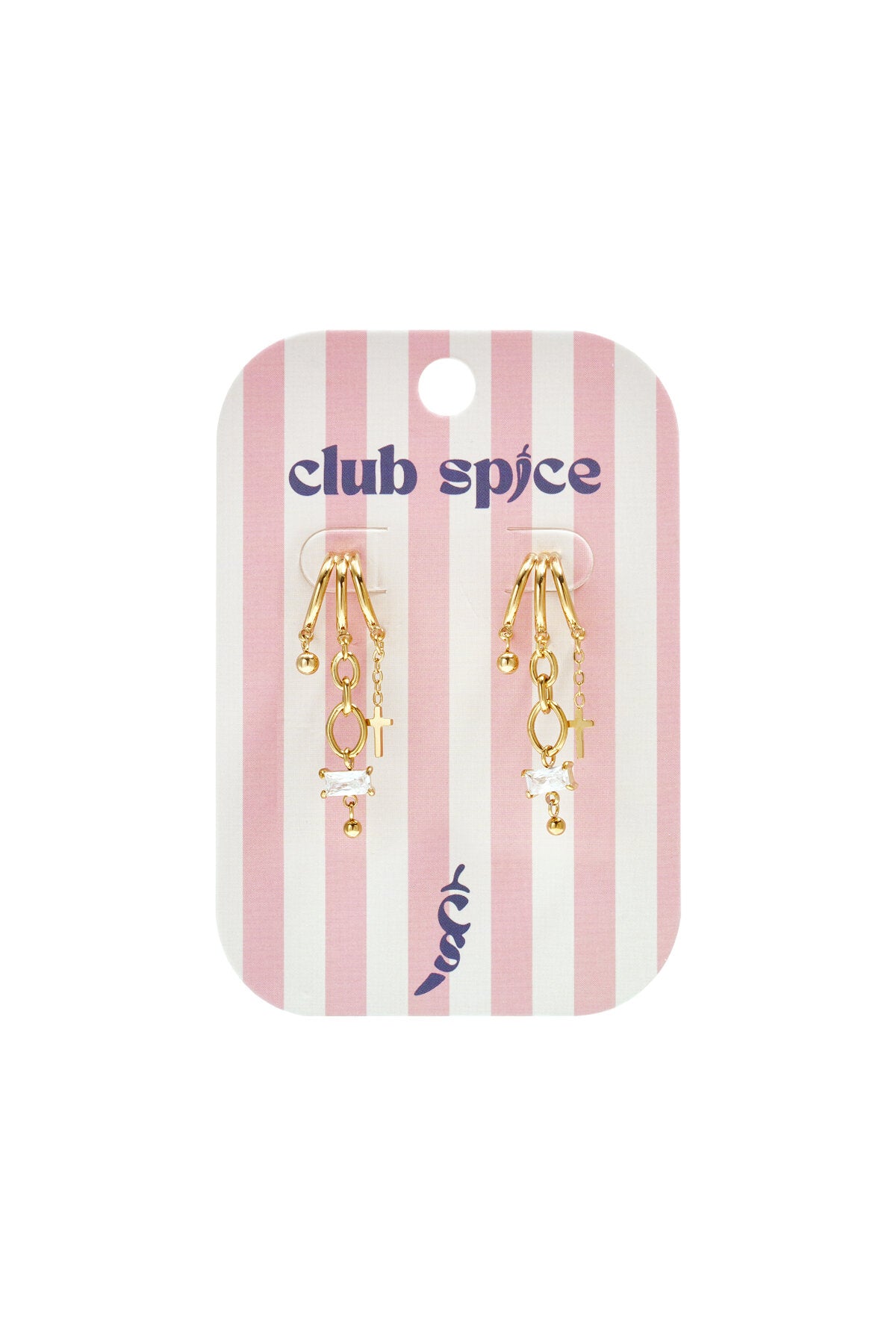 Elegant Cross Drop Earrings - Luxurious & All Fit