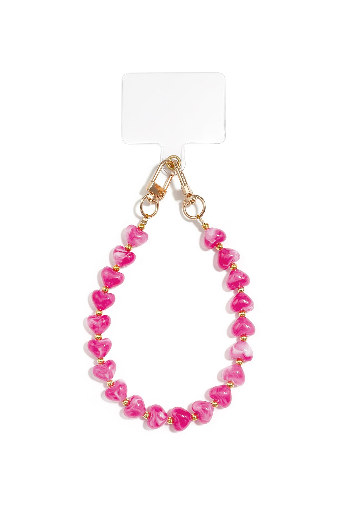 Charming Heart Bead Phone Chain - All Fit, Daily Style
