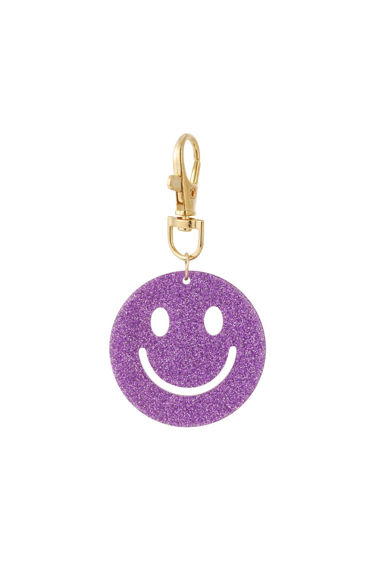 Chic Acrylic Alloy Smiling Face Keychain