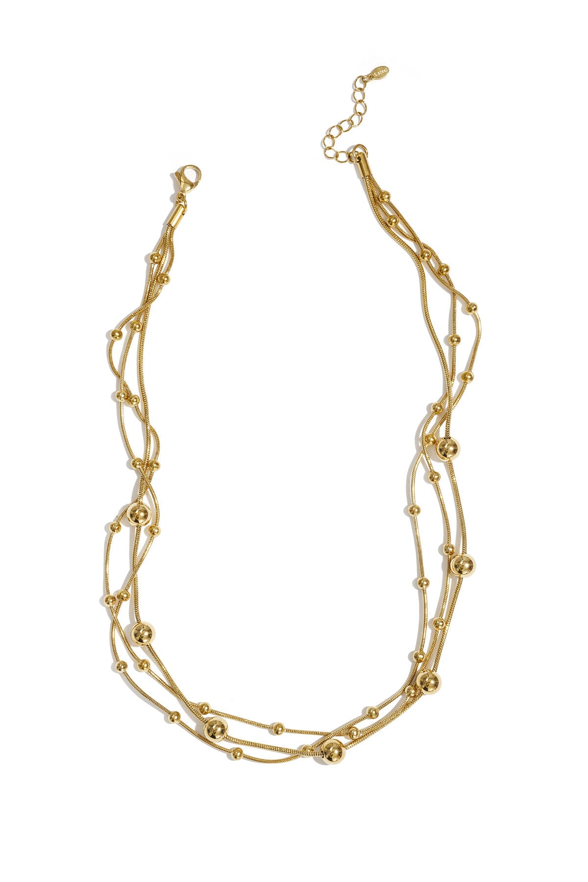 Elegant Multi-Layered Short Necklace for Daily Wear