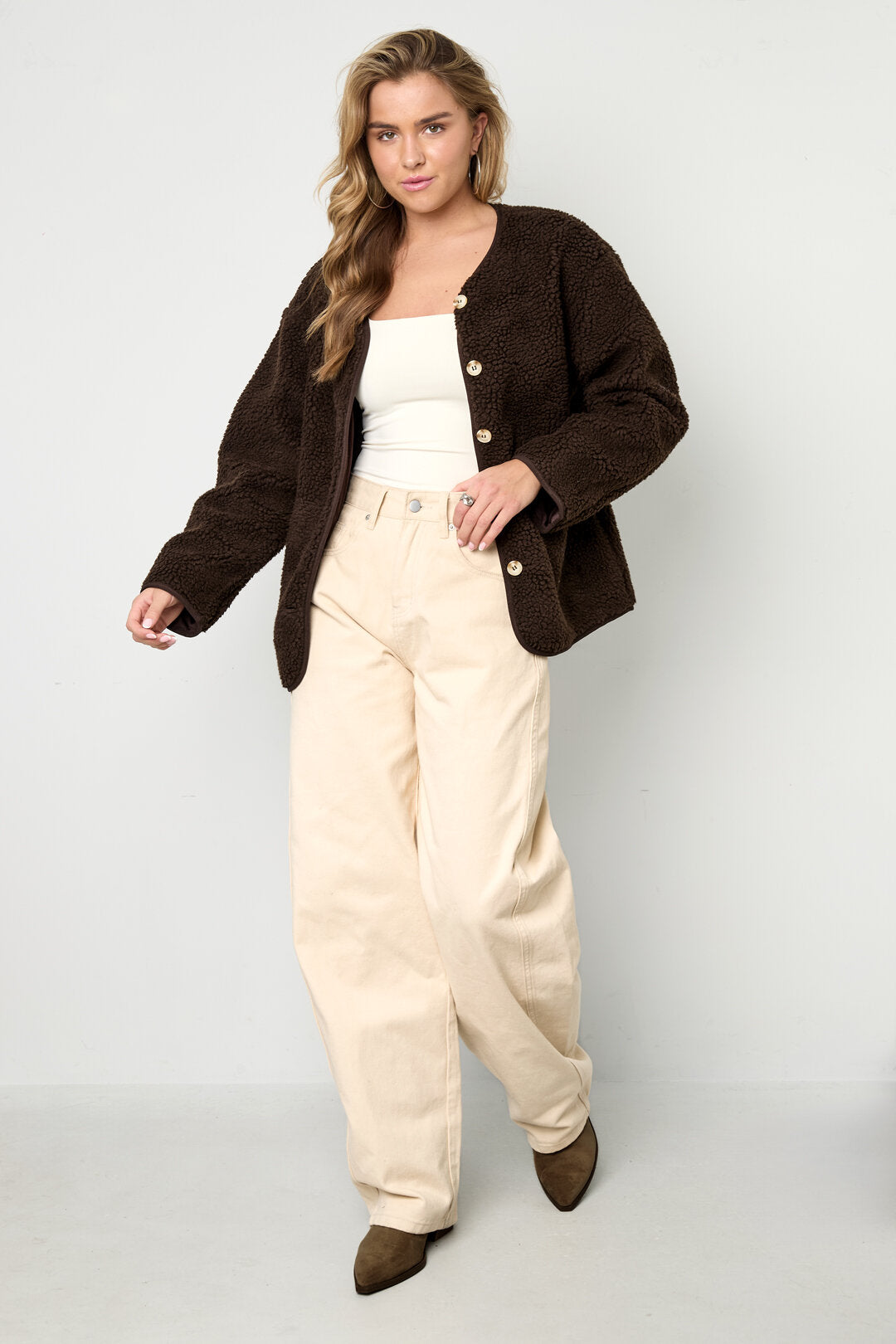 Elegant Fall/Winter Woven Jacket - Comfort & Style