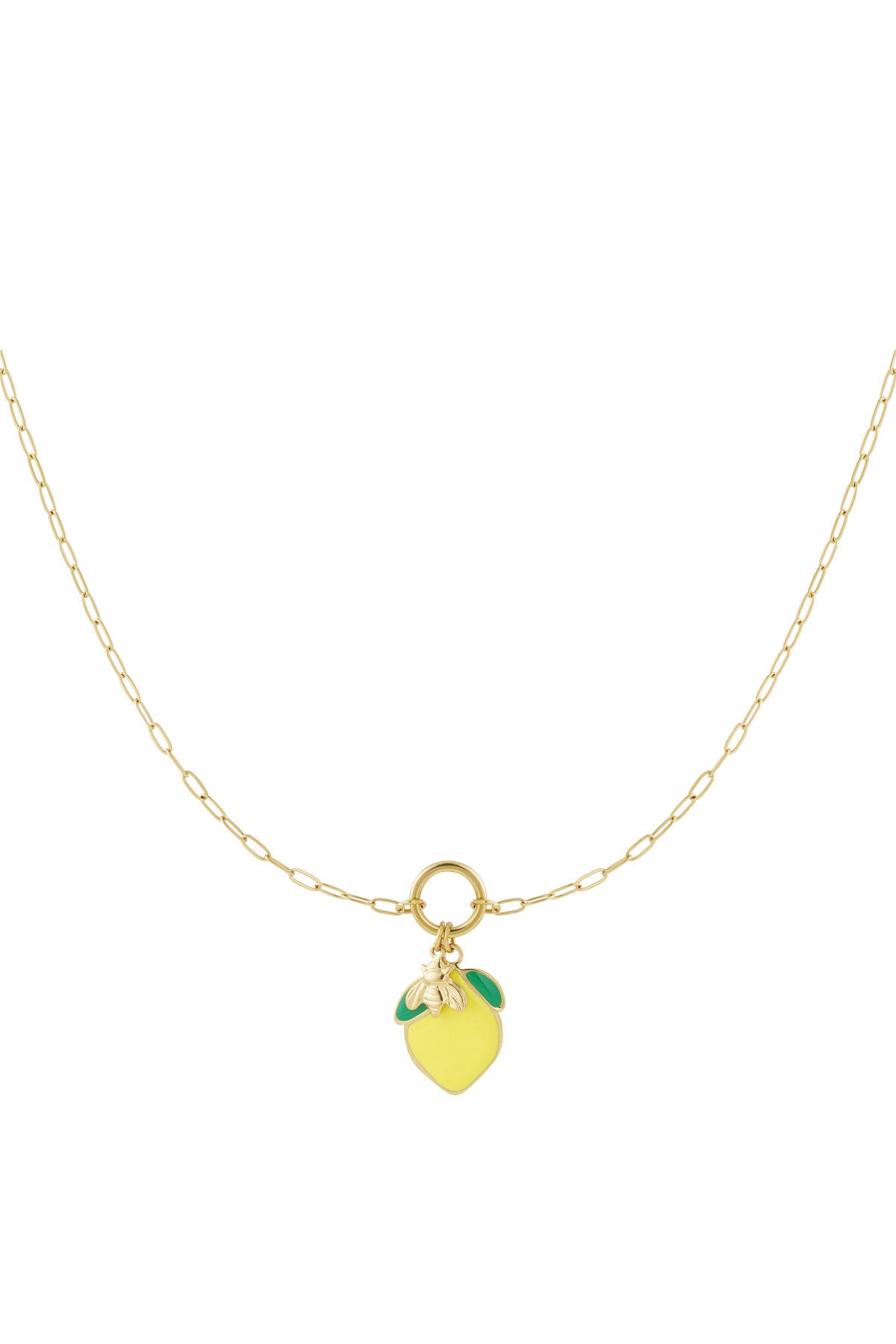 Charming 14K Gold Plated Fruit Pendant Necklace