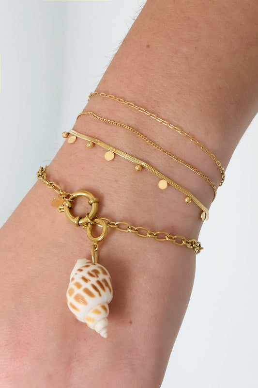 Elegant Multi-Layered Chain Bracelet for Women