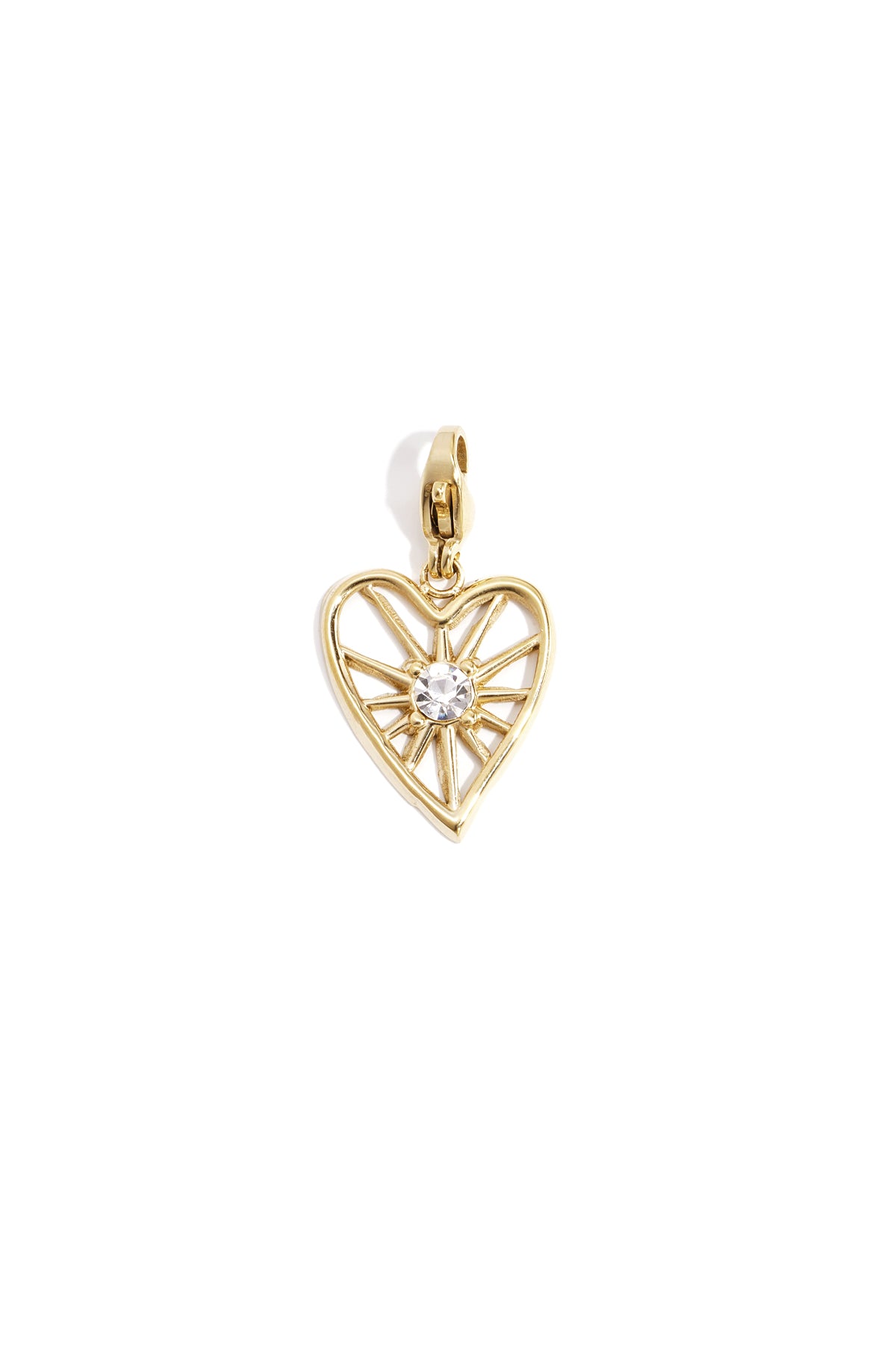 Sieraden bedel stralend hart DIY