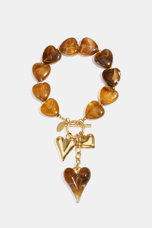 Lumé Romantic Heart Beaded Bracelet for Women