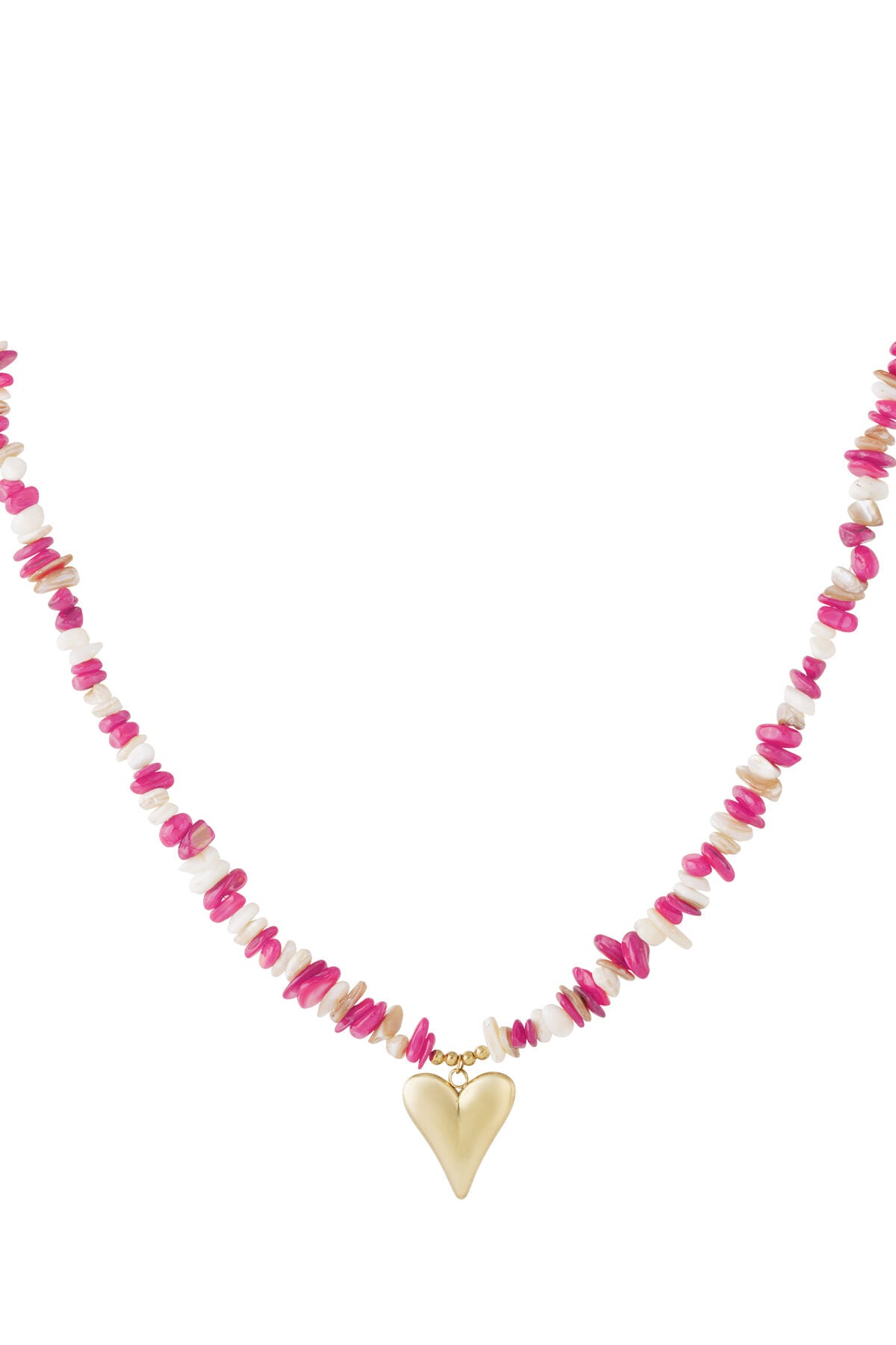 Charming Heart Beaded Necklace for Everyday Elegance