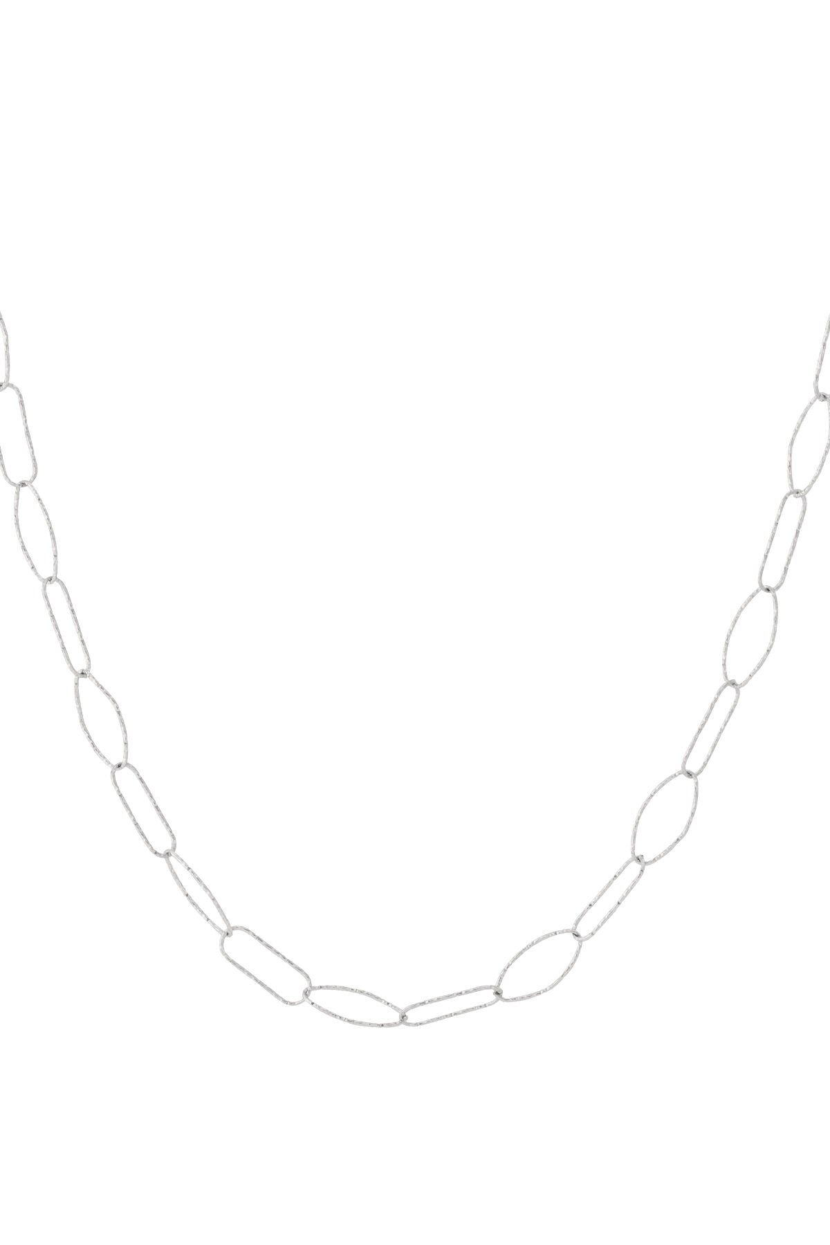 Elegant 304S Steel Chain Necklace, All Fit, Simple & Chic