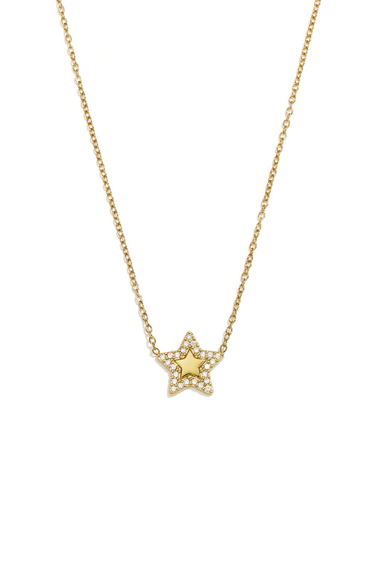 Roestvrijstalen hangerkettingen Star Simple Daily Simple Series Damessieraden
