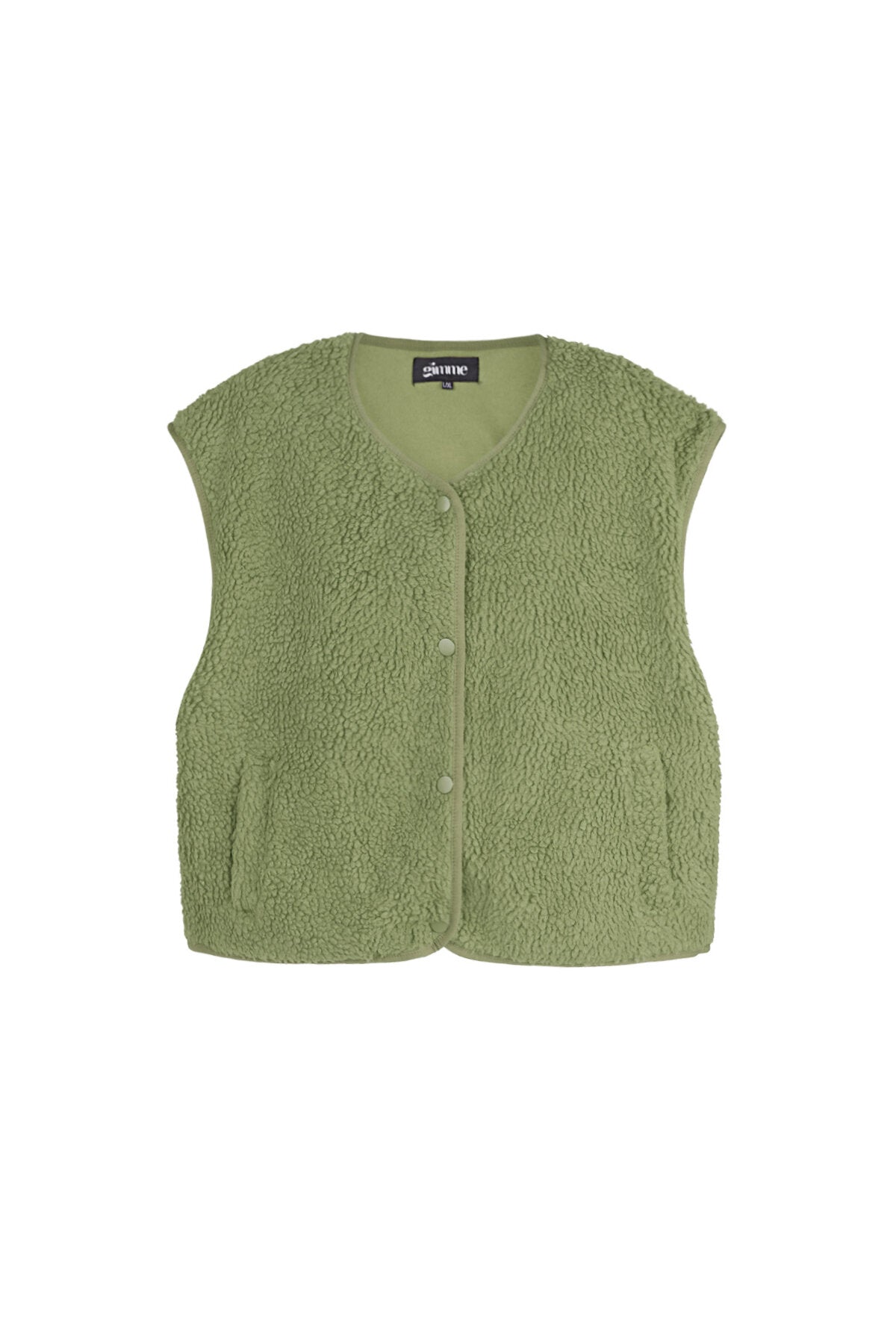 Gimme Women's Woven Casual Vest for Fall/Winter