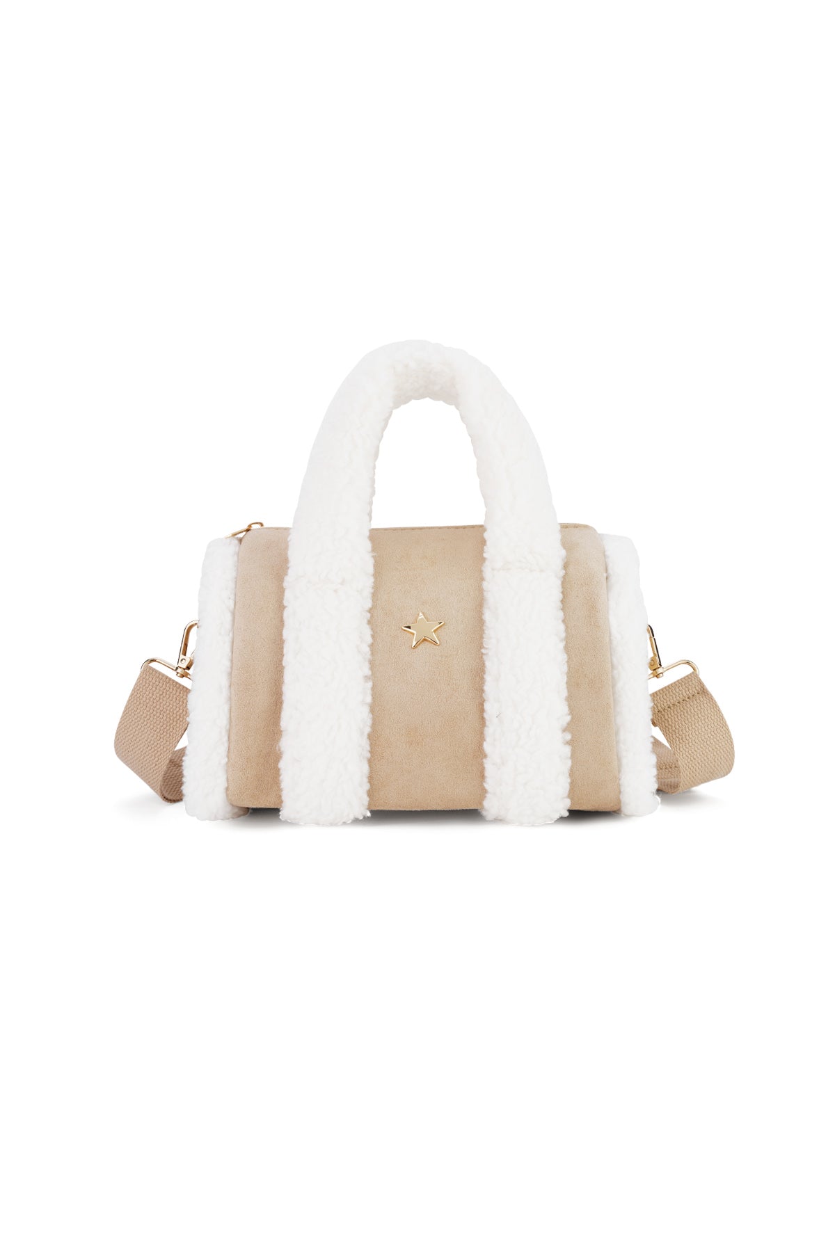 Chic Cotton Casual Shoulder Bag for Women - Fall/Winter