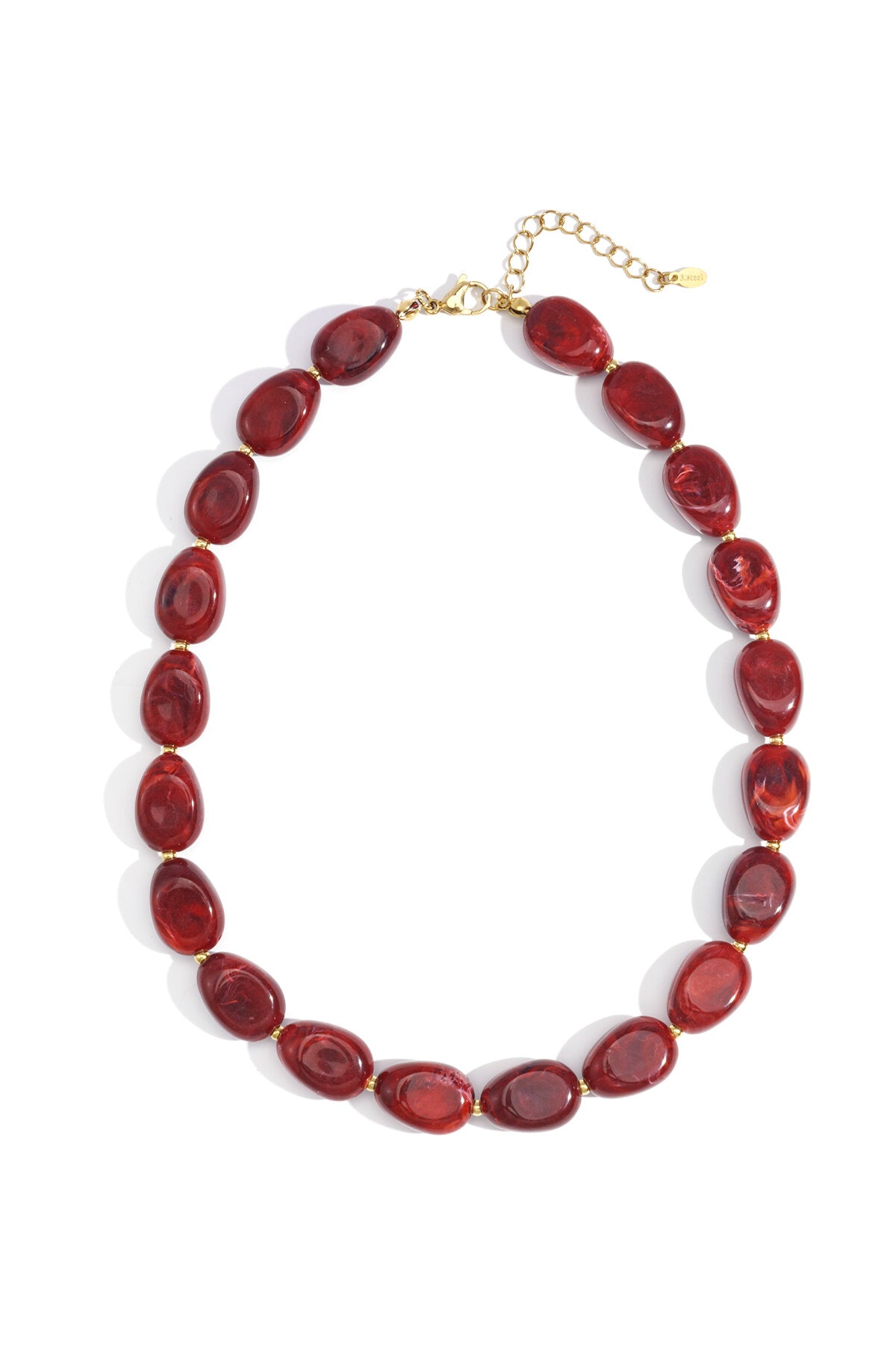 Elegant Beaded Short Necklace for Women, Perfect for Fall/Winter