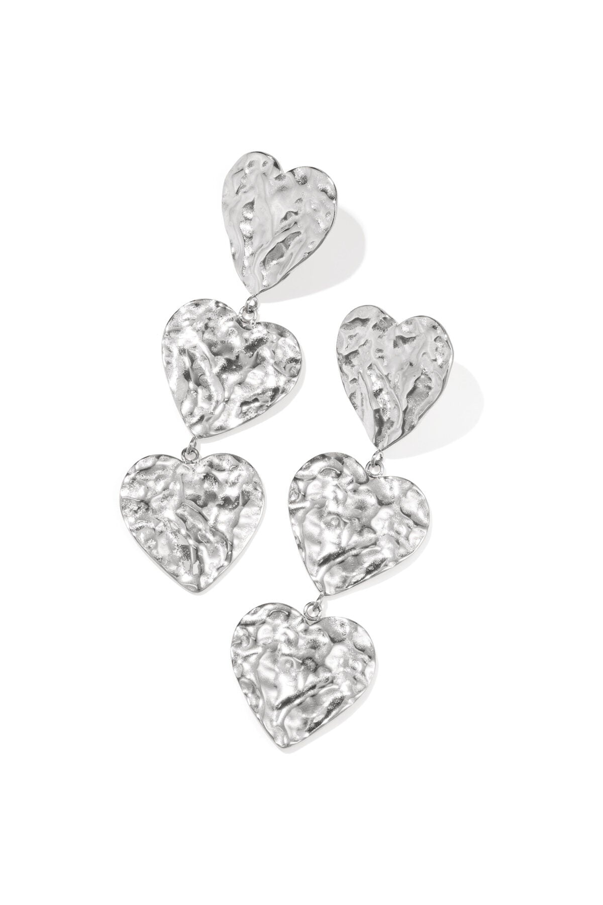 Elegant Heart-Shaped Dangle Earrings for Women