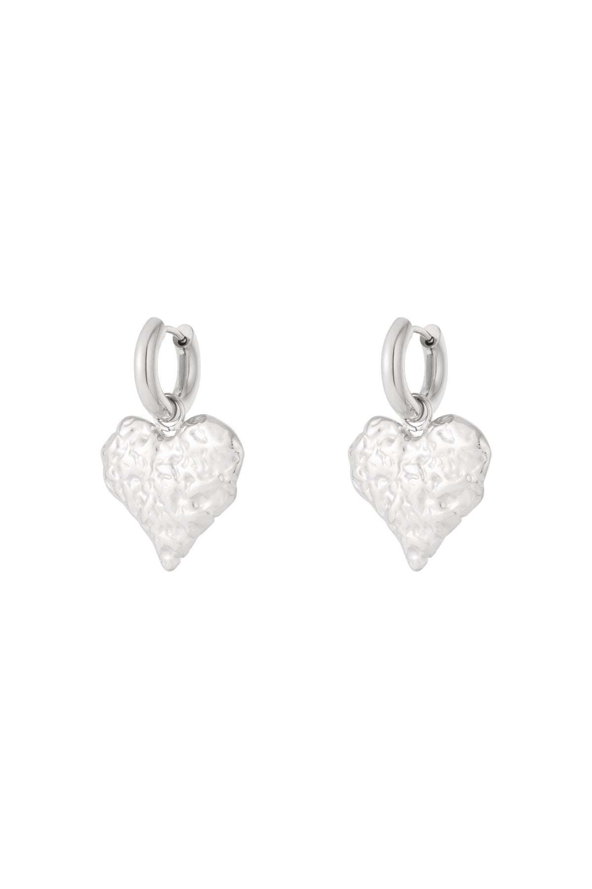 Elegant Heart-Shaped Drop Earrings for Everyday Wear